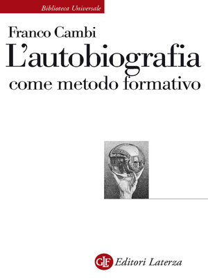 cover image of L'autobiografia come metodo formativo